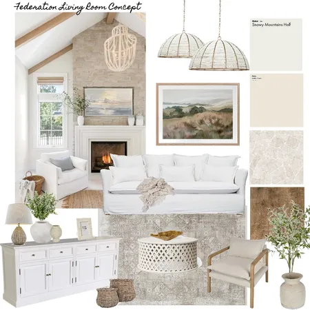 Federation Living Room Board Interior Design Mood Board by juliettebea on Style Sourcebook