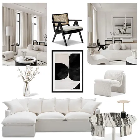 CONTEMPORARY LIVING SPACE Interior Design Mood Board by chloewalker41@yahoo.com on Style Sourcebook