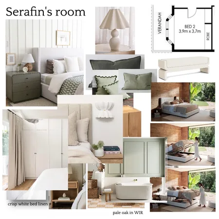 NE Serafin's room Interior Design Mood Board by ONE CREATIVE on Style Sourcebook