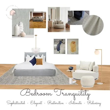 Contemporary Bedroom - muted blues & neutral tones Interior Design Mood Board by Beautiful Spaces Interior Design on Style Sourcebook