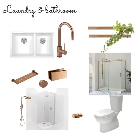 Beach side laundy & bathroom combo Interior Design Mood Board by Cantwell Interiors on Style Sourcebook