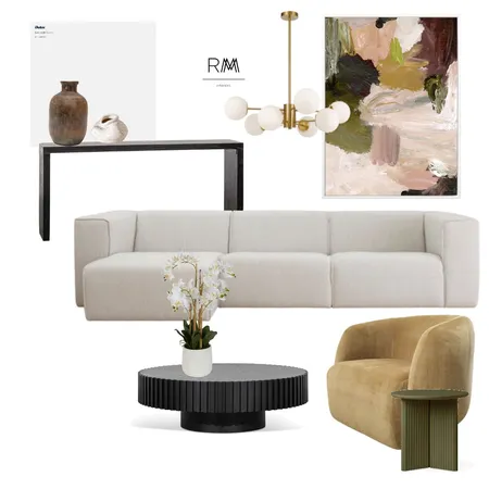 Contemporary Living Interior Design Mood Board by RMM Interiors on Style Sourcebook