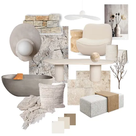 Wabi-Sabi Design Style Interior Design Mood Board by Josh Finnis on Style Sourcebook