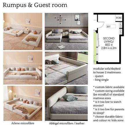 NE Rumpus / Guest Interior Design Mood Board by ONE CREATIVE on Style Sourcebook