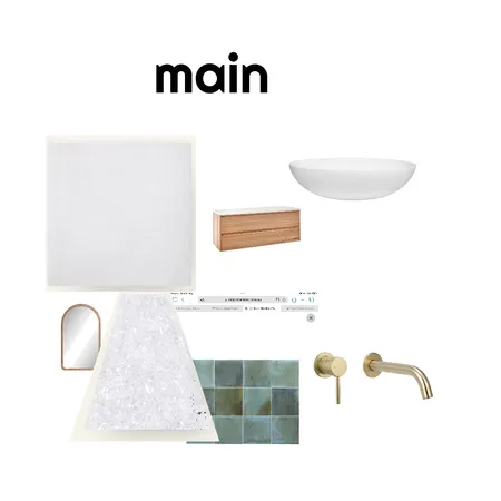 Main bathroom Interior Design Mood Board by BPK on Style Sourcebook