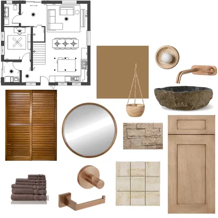 Bathroom 9.2 Interior Design Mood Board by Theresa_Design on Style Sourcebook