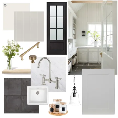 Farmhouse Laundry Olive Interior Design Mood Board by charm11 on Style Sourcebook