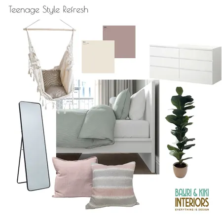 Teenage Style Refresh Interior Design Mood Board by BAYRI & KIKI INTERIORS on Style Sourcebook