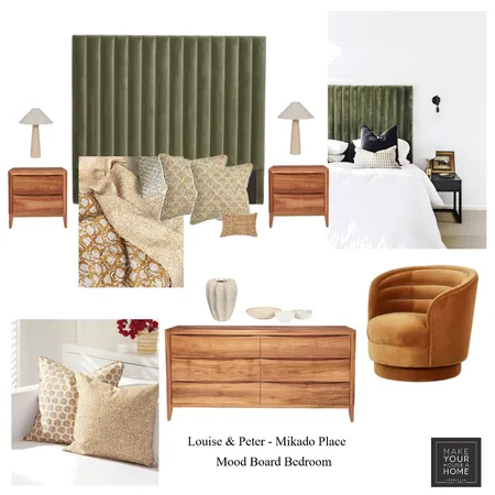 Louise & Peter - Mood Board Primary Bedroom Interior Design Mood Board by MarnieDickson on Style Sourcebook