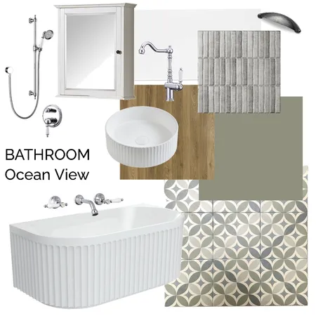 Bathroom ~ Ocean View Interior Design Mood Board by MarieDK on Style Sourcebook