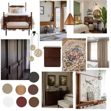 Guest Bedroom Interior Design Mood Board by Dia Gandhi on Style Sourcebook