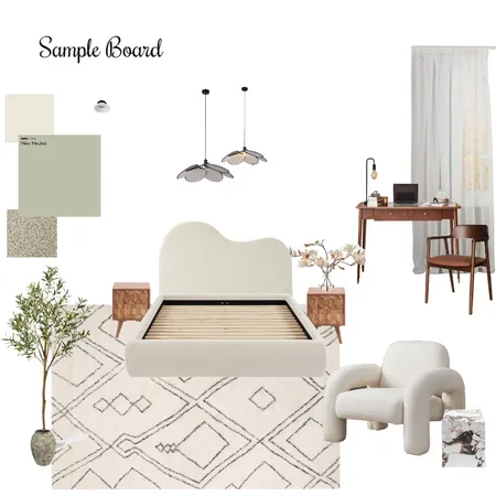 Modern Organic Bedroom - Sample Board Interior Design Mood Board by ariapilgrim on Style Sourcebook