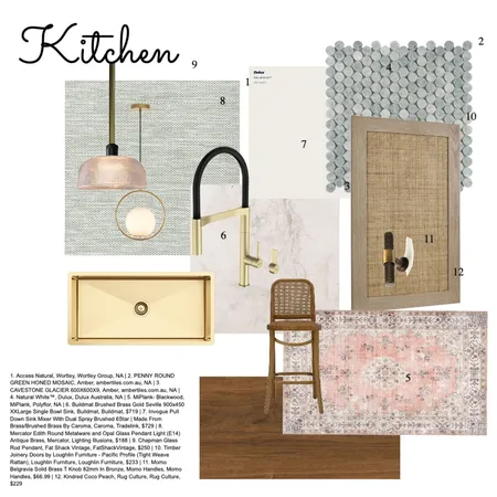 Kitchen Interior Design Mood Board by miriammorningstar@gmail.com on Style Sourcebook