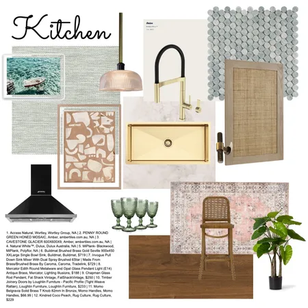 Kitchen Interior Design Mood Board by miriammorningstar@gmail.com on Style Sourcebook