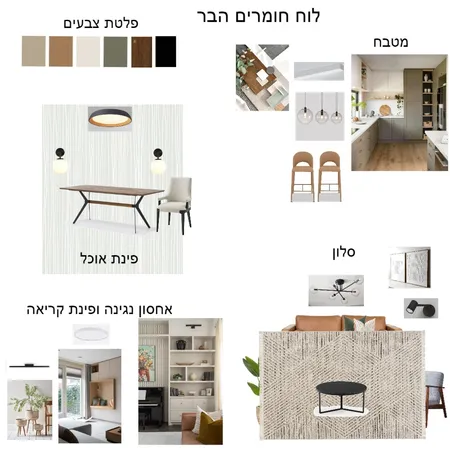 ..לוח חומרים והשראה הבר Interior Design Mood Board by RENANARIVKA on Style Sourcebook