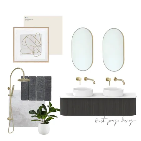 Deep Luxe - Bathroom Interior Design Mood Board by First Page Design on Style Sourcebook