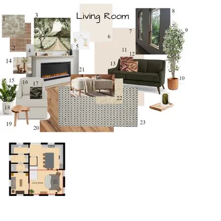 Module 9 Sample Board in Progress Interior Design Mood Board by IDIstudentKy on Style Sourcebook