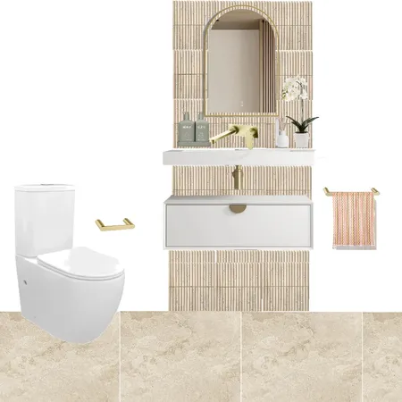 Otti Moonlight Vanity Bathroom with EDGE TILES Interior Design Mood Board by Velda on Style Sourcebook