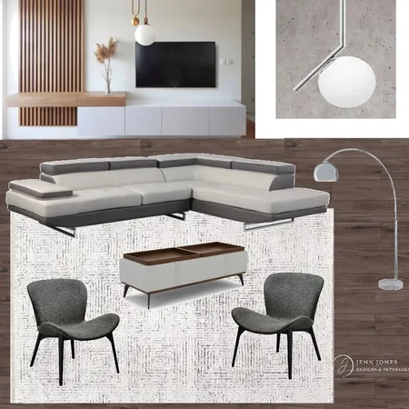 van walnut floors and gray chairs Interior Design Mood Board by Jennjonesdesigns@gmail.com on Style Sourcebook