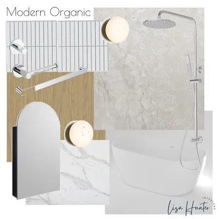 Modern Organic - Bathroom Interior Design Mood Board by Lisa Hunter Interiors on Style Sourcebook