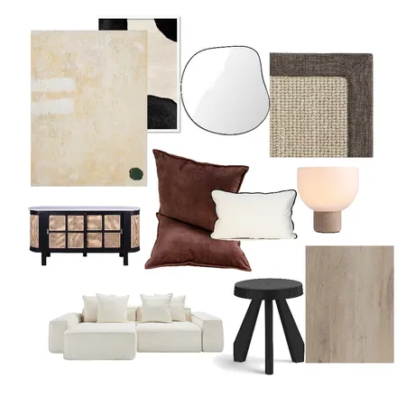 japandi living room Interior Design Mood Board by Paris.stenning on Style Sourcebook