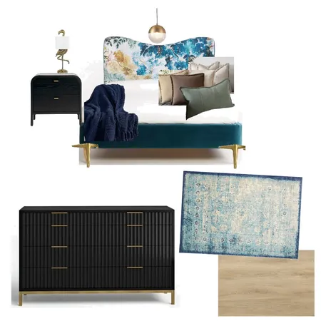 Lightwell Bedroom - Anthro Bed Interior Design Mood Board by cheknight14@gmail.com on Style Sourcebook