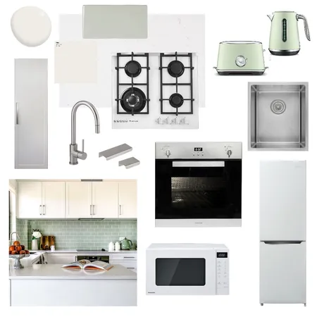 principal kitchen w cooktop Interior Design Mood Board by brigid on Style Sourcebook