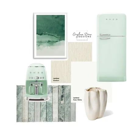 Mint Kitchen Interior Design Mood Board by Gaylene Drew Designs on Style Sourcebook