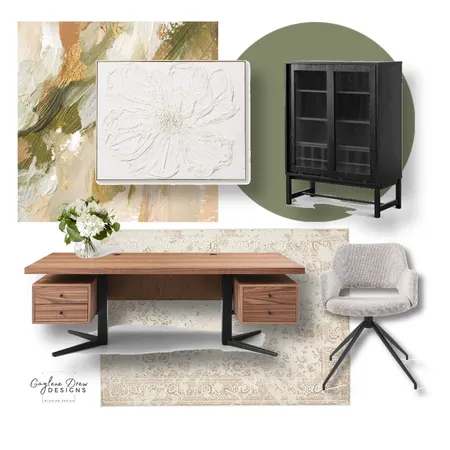 Nature inspired office Interior Design Mood Board by Gaylene Drew Designs on Style Sourcebook