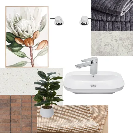 Upstairs Bathroom reno Interior Design Mood Board by bestmum on Style Sourcebook