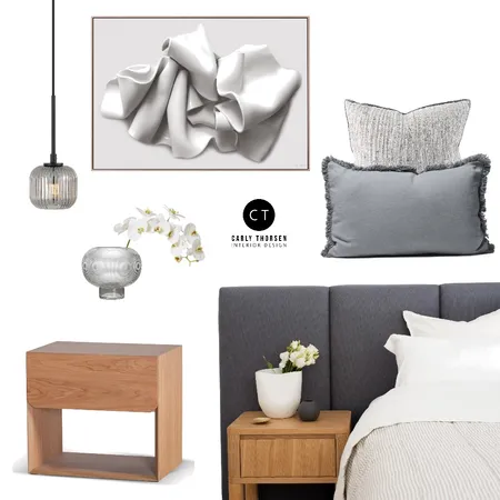 Steel bedroom Interior Design Mood Board by Carly Thorsen Interior Design on Style Sourcebook