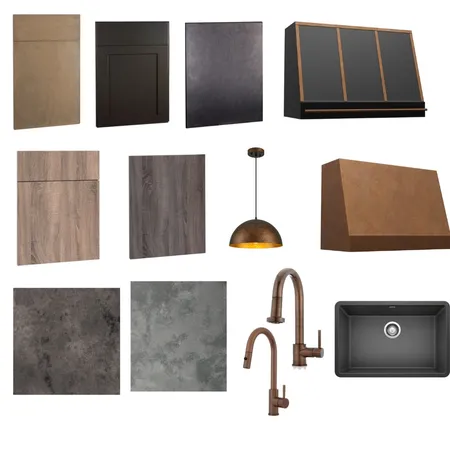 Industrial Kitchen Design Examples Interior Design Mood Board by JenRL Design on Style Sourcebook