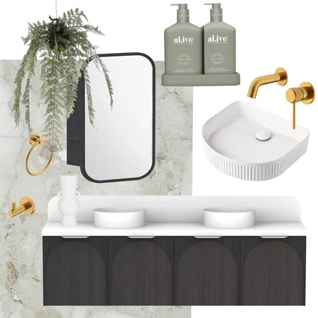 Get the Look: Lysandra's Ensuite featuring Archie in Estella Oak Interior Design Mood Board by ADP on Style Sourcebook