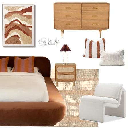 mid century bedroom Interior Design Mood Board by Suite.Minded on Style Sourcebook