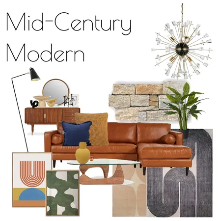 mid century modern Interior Design Mood Board by riet on Style Sourcebook