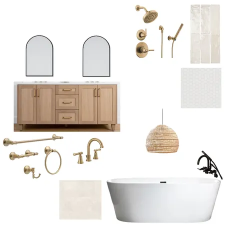 Master Bathroom Interior Design Mood Board by morganriley on Style Sourcebook