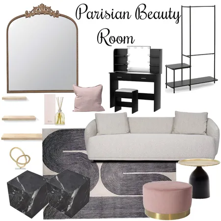 Modern Parisian Beauty Room Moodboard Interior Design Mood Board by MichaelaM on Style Sourcebook