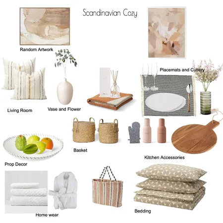 Mood No.01: Scandinavian Cozy Interior Design Mood Board by chan Venly on Style Sourcebook