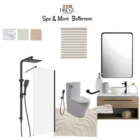 Spa & More Bathroom Interior Design Mood Board by Derick Asiimwe on Style Sourcebook