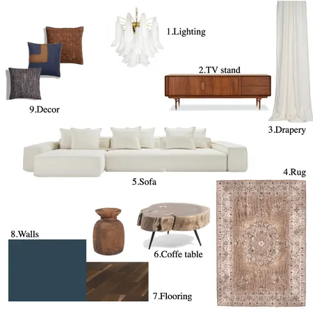 LIVINNG ROOM Interior Design Mood Board by arbaspahiu on Style Sourcebook