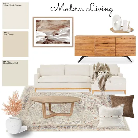 Modern Living Interior Design Mood Board by Willow Rose Home on Style Sourcebook