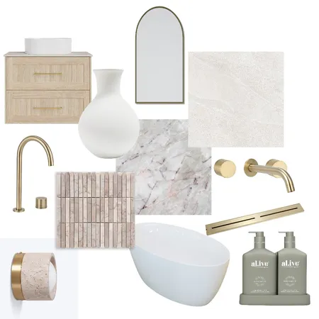 Bathroom Option 1 Interior Design Mood Board by JodiDunn on Style Sourcebook