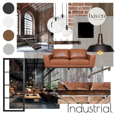 Industrial Mood Board Interior Design Mood Board by Haven Design and Concepts on Style Sourcebook