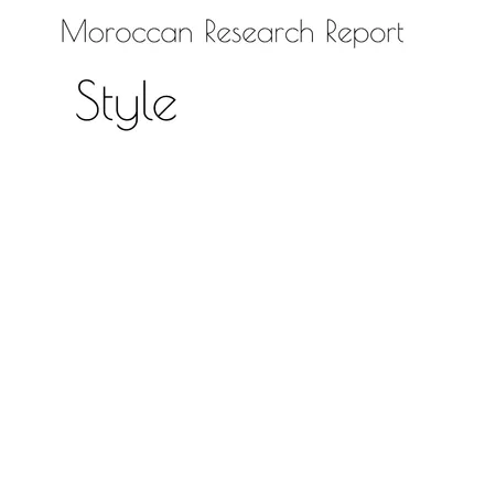 Moroccan Design Style Research Report Interior Design Mood Board by anitamcrae on Style Sourcebook