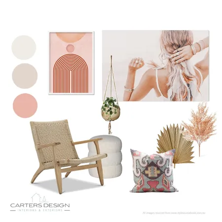 Bohemian Chic Interior Design Mood Board by Carters Design on Style Sourcebook