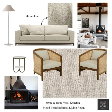 Jayne & Doug Voss - Mood Board Informal Living Room Interior Design Mood Board by MarnieDickson on Style Sourcebook