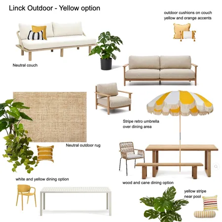 Linck Outdoor Yellow Interior Design Mood Board by Susan Conterno on Style Sourcebook