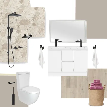 Neutral Bathroom Interior Design Mood Board by Amber on Style Sourcebook