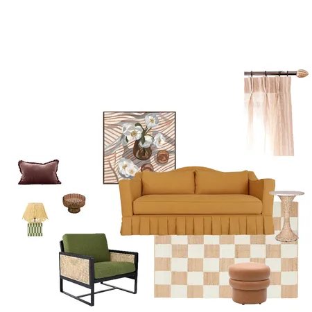 70's Interior Design Mood Board by hello@sharonglover.com on Style Sourcebook