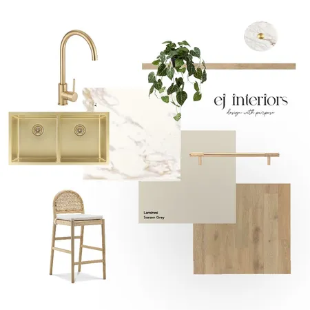 Modern coastal kitchen Interior Design Mood Board by EJ Interiors on Style Sourcebook